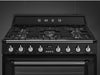 Smeg Victoria TR90BL2 90cm Dual Fuel Range Cooker - Black