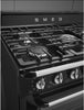 Smeg Victoria TR90BL2 90cm Dual Fuel Range Cooker - Black