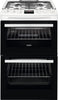 Zanussi ZCG43250WA 55cm Gas Cooker with Full Width Electric Grill  - White