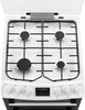 Zanussi ZCG43250WA 55cm Gas Cooker with Full Width Electric Grill  - White