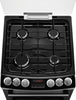 Zanussi ZCG43250XA 55cm Gas Cooker with Full Width Electric Grill - Stainless Steel